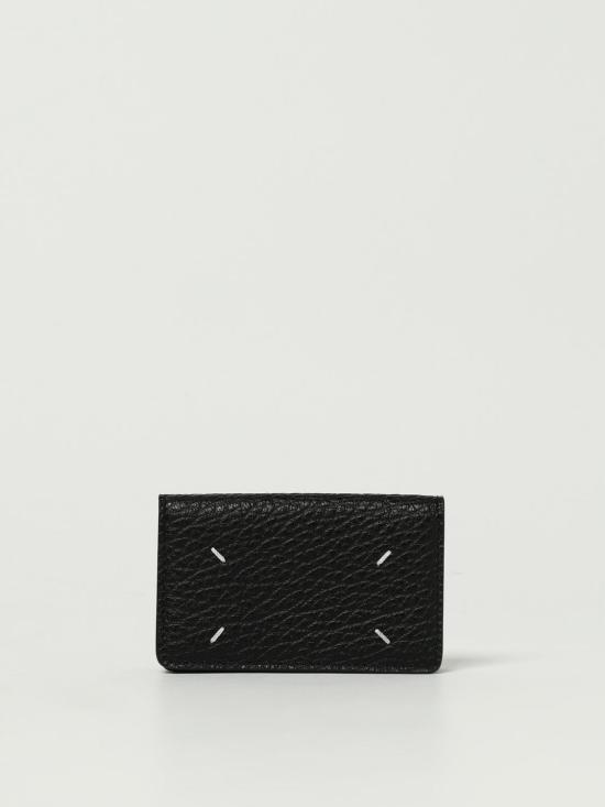 26SS 마르지엘라 스티치 레더 플랩 카드 홀더 SA3VX0008P4455 T8013 Black