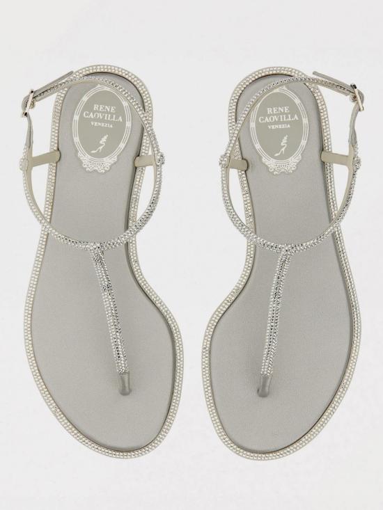 25FW 르네 카오빌라 힐/펌프스 C11574010R001 V232 Silver - RENE CAOVILLA