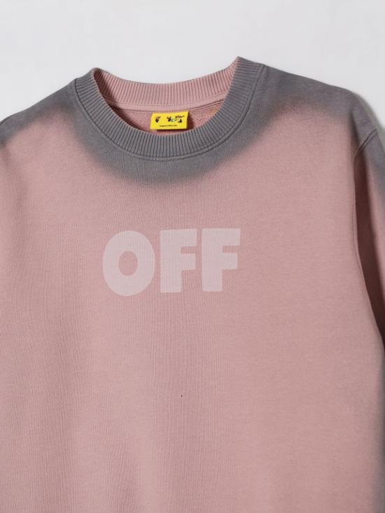 25FW [키즈] 오프화이트 풀오버 OGBA001F25FLE004 3B3C Pink - OFF WHITE