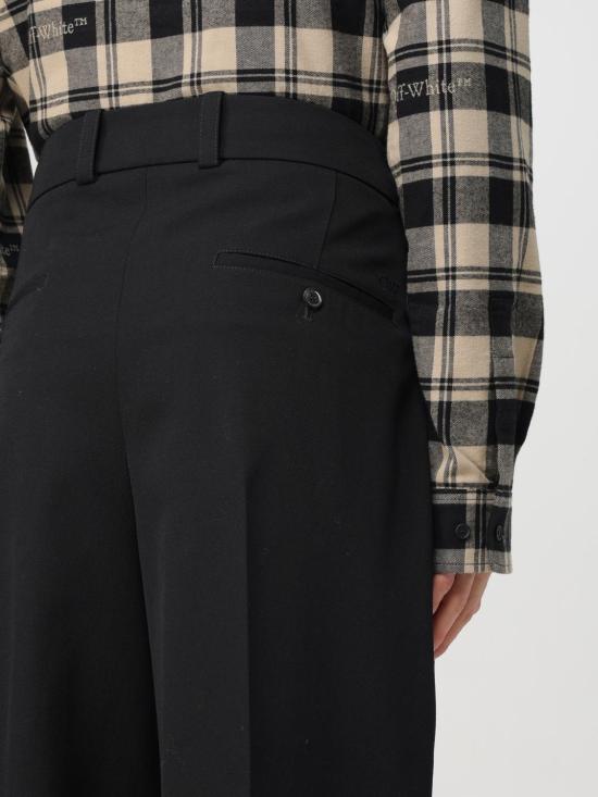 25FW 오프화이트 트레이닝/조거 팬츠 OMCA24BF24FAB0021010 Black - OFF WHITE