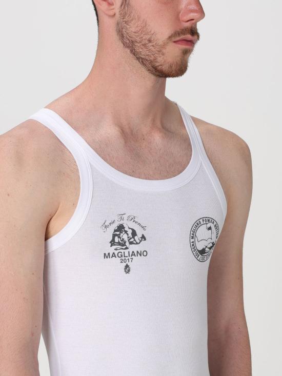 25FW 마리아노 반팔 티셔츠 R58012936 60 White - MAGLIANO