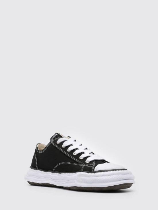 26SS 메종 미하라 야스히로 피터슨23 OG 솔 캔버스 로우탑 A11FW702 Black - MAISON MIHARA YASUHIRO