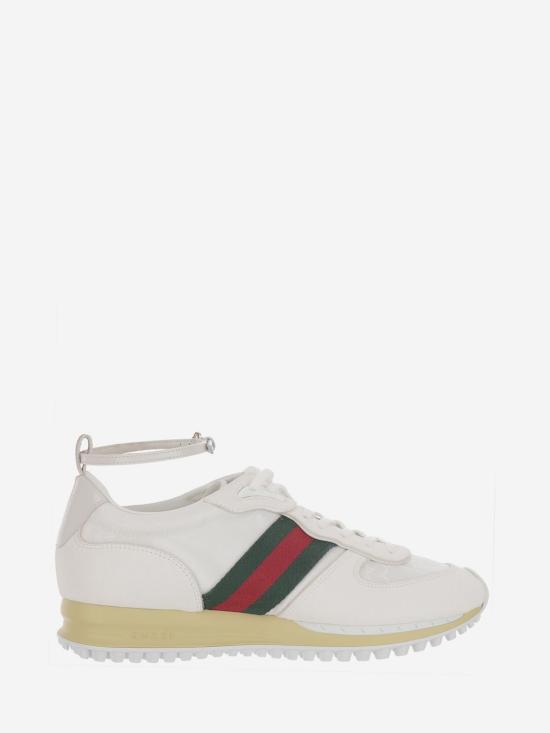 25FW 구찌 리모션 레이스업 스웨이드 스니커즈 832918AAEZM 9067 White