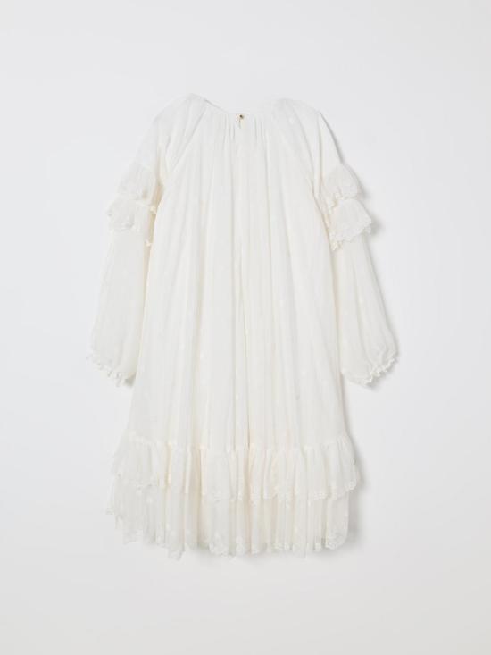 25FW [키즈] 끌로에 원피스 C20612 117 White - CHLOE