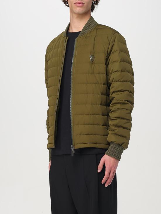 25FW 버버리 로고 패치 봄버 패딩 8100916 Green - BURBERRY