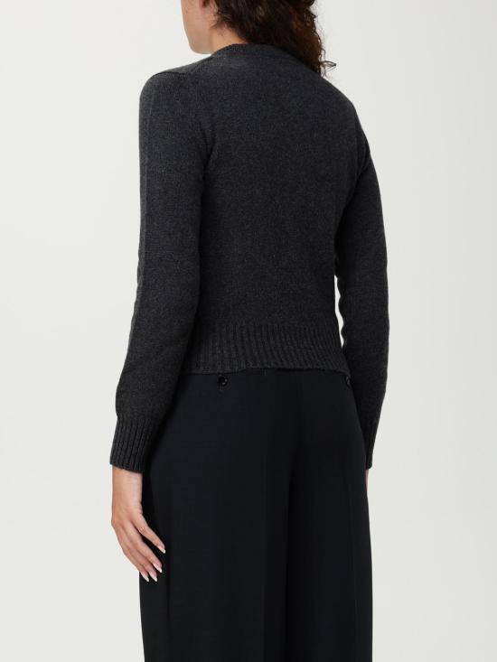 25FW 아미 ADC 캐시미어 가디건 FKC364005 020 Grey - AMI