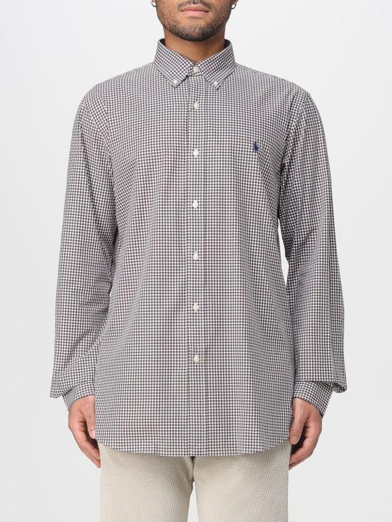 25FW 폴로 랄프로렌 셔츠 710929347 021 Brown