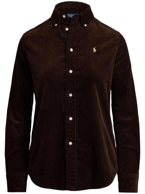 25FW 폴로 랄프로렌 셔츠 211971526 002 BROWN