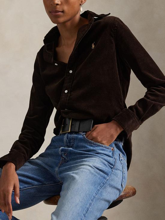 25FW 폴로 랄프로렌 셔츠 211971526 002 BROWN - POLO RALPH LAUREN