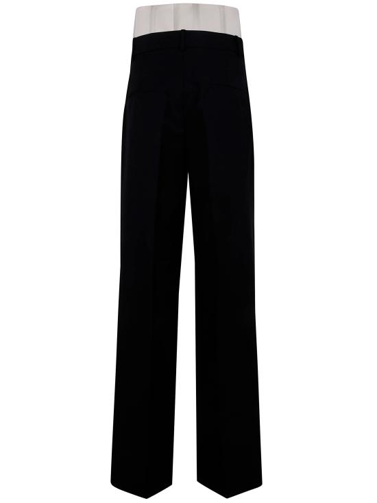 25FW 로에 스트레이트 팬츠 41730053 001308 BLACK - ROHE