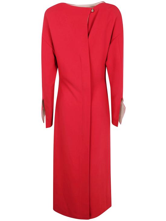 25FW 까르벵 미디 원피스 6252K21033 N265 RED - CARVEN