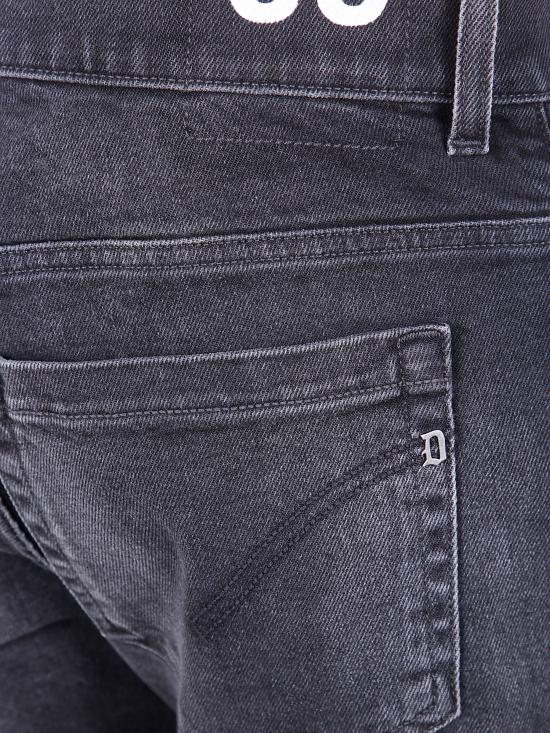 25FW 돈답 스트레이트 팬츠 UP232DS0369LM3 999 BLACK - DONDUP