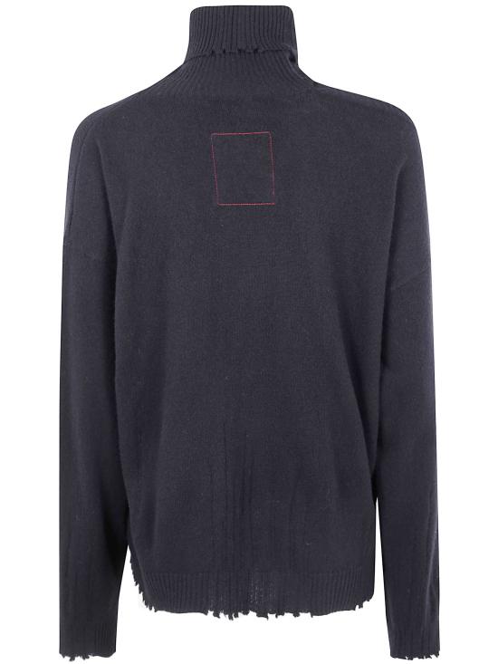 25FW 우마 왕 터틀넥 UK7134 UW900 BLACK - UMA WANG