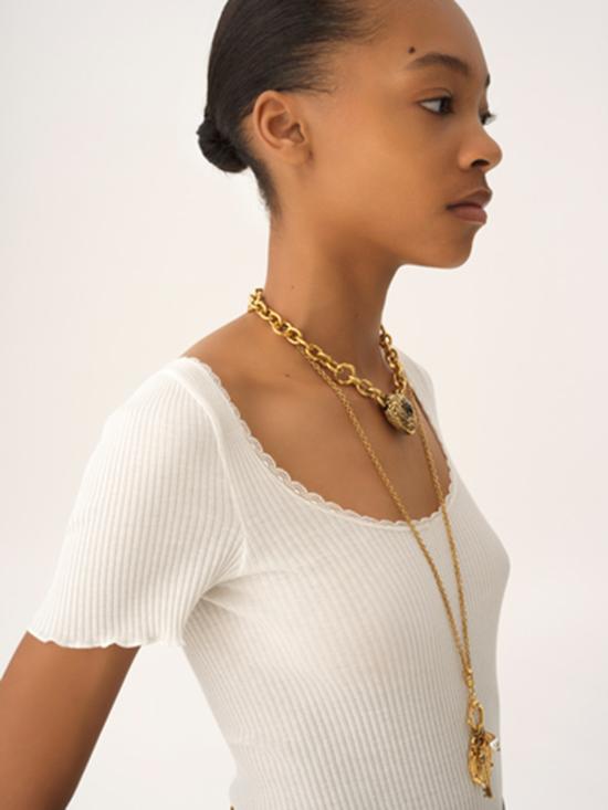 25FW 끌로에 반팔 티셔츠 CH25WJH02185 101 WHITE - CHLOE