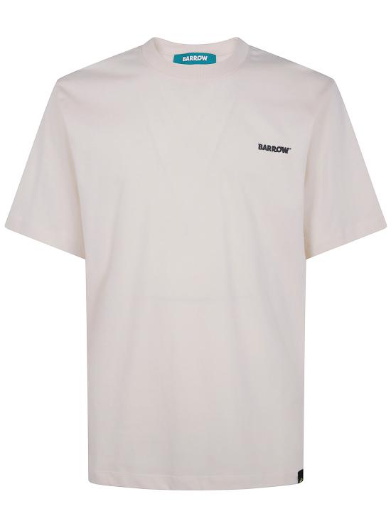 25FW 바로우 반팔 티셔츠 F5BWUATH070 013 WHITE