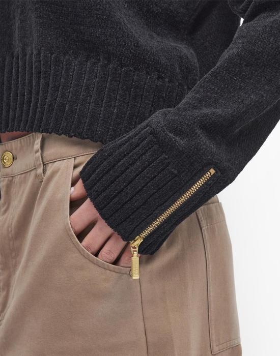 25FW 바버 터틀넥 LKN1582BK11 BLACK - BARBOUR