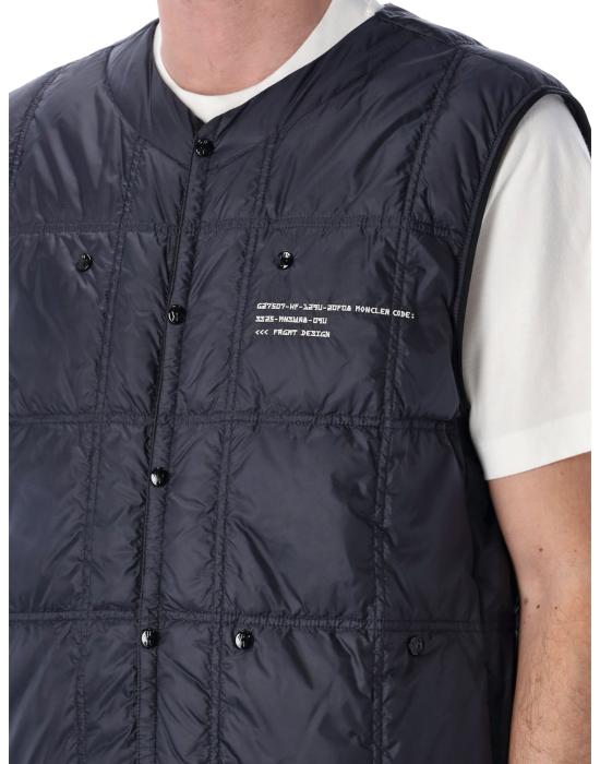 25FW 몽클레어 몽클레르 x 프라그먼트 바일레 팩커블 다운 질레 1A00016M6114742 BLUE - MONCLER