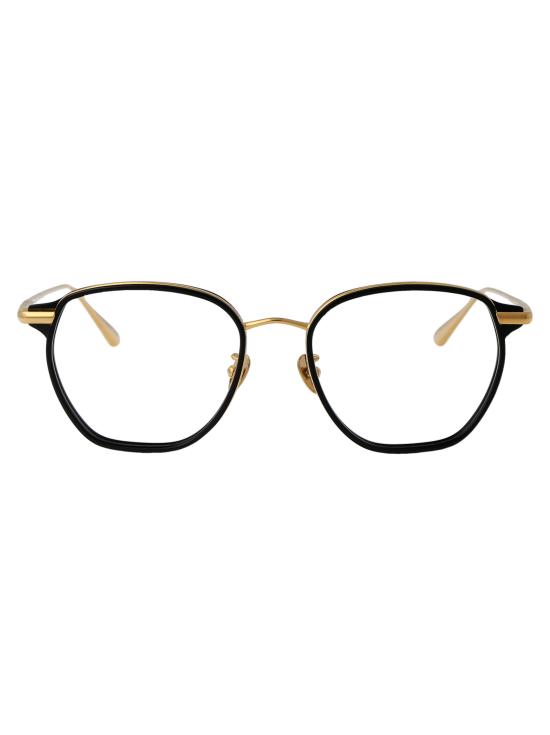 25FW 린다페로우 안경 LFL1246C1OPT 1 0 YELLOW GOLD BLACK OPTICAL