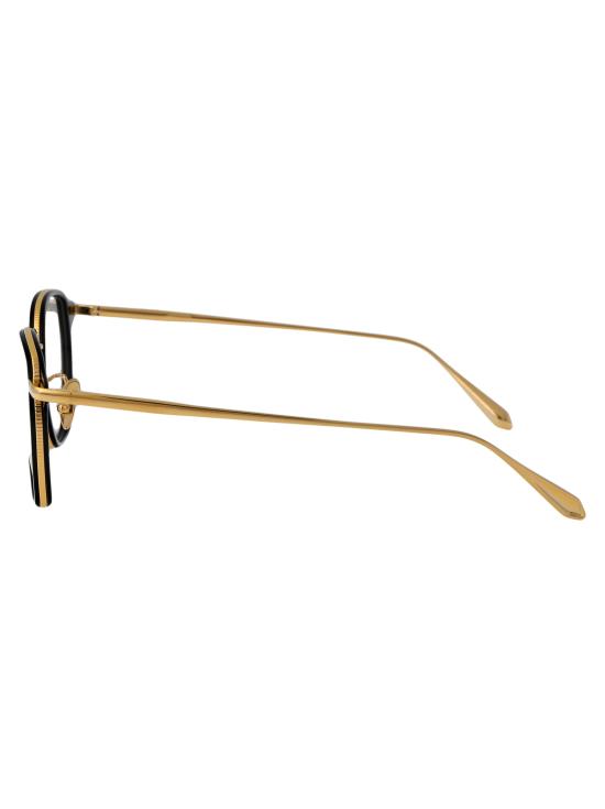 25FW 린다페로우 안경 LFL1246C1OPT 1 0 YELLOW GOLD BLACK OPTICAL - LINDA FARROW