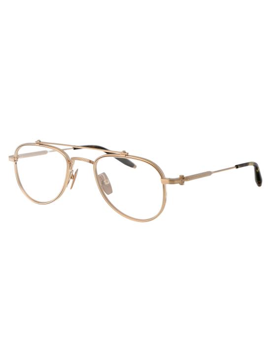 25FW 아코니 안경 AKX303A51 GLDTRT BRUSHED WHITE GOLD MATTE WHITE GOLD DARK - AKONI