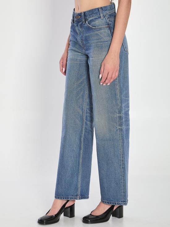  셀린느 스트레이트 팬츠 유니온 워시 RP055930F07UW Denim - CELINE