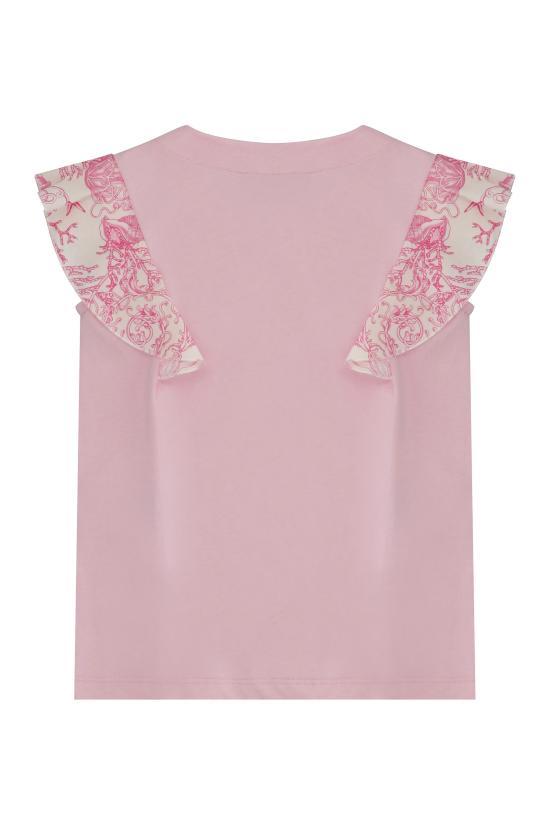 25FW [키즈] 베르사체 티셔츠 10200601A153602P0B0K 2P0B0 Pink - VERSACE