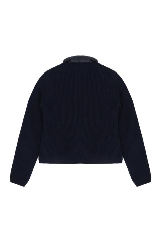 24FW [키즈] 몽클레어 탑 J19549B00006M1241750K 750 blue - MONCLER