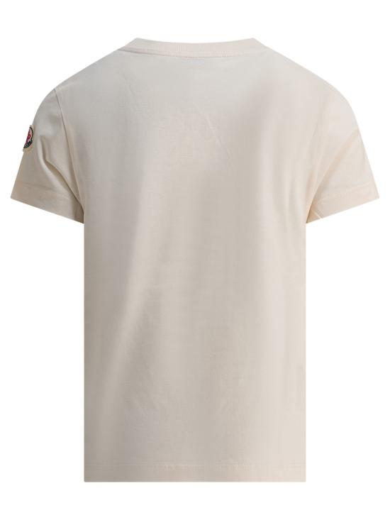 25FW [키즈] 몽클레어 티셔츠 8C00016K89AT9050 BEIGE - MONCLER