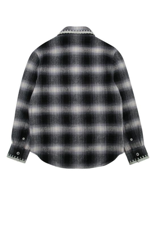 25FW [키즈] 골든구스 셔츠 GKP02480P002216 80203 BLACKWHITE - GOLDEN GOOSE