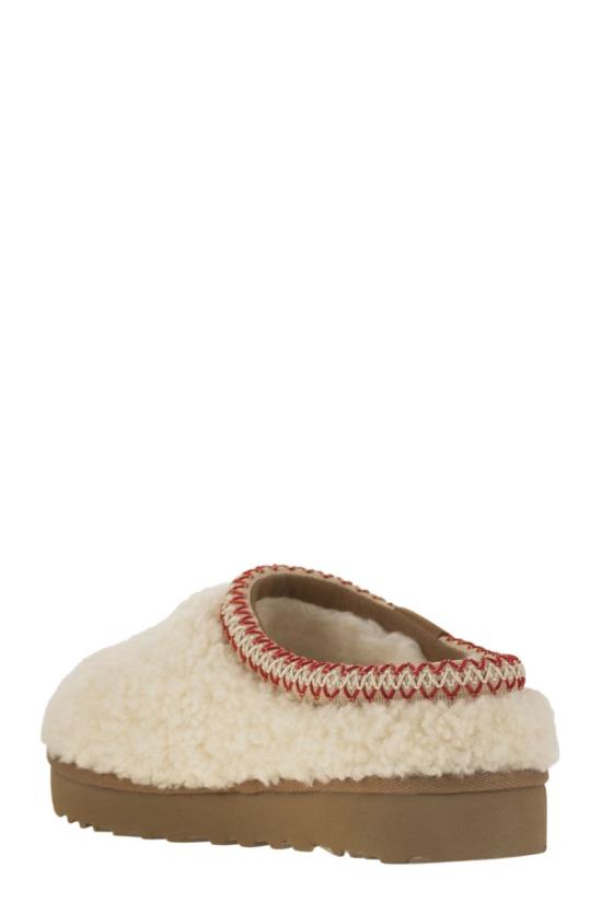  어그 맥시 컬리 타스만 슬리퍼 1158356 NAT WHITE - UGG