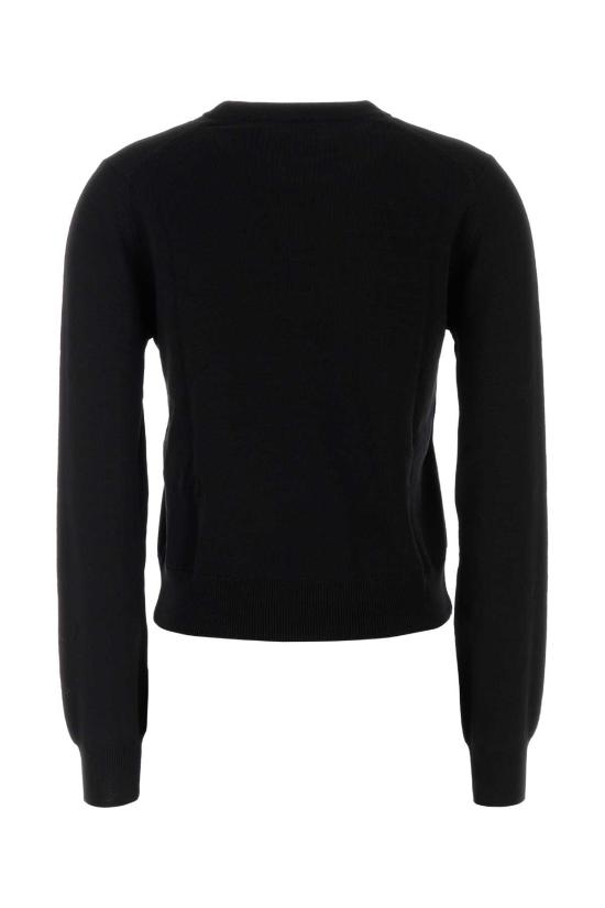 25FW 메종키츠네 베이비 폭스 메리노 레귤러 점퍼 PW00801KT1181 P199 BLACK - MAISON KITSUNE