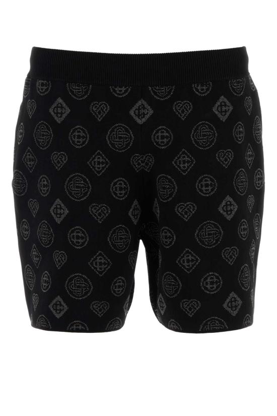 25FW 카사블랑카 스트레이트 팬츠 MAW25KW110701 BLACK PRINTED