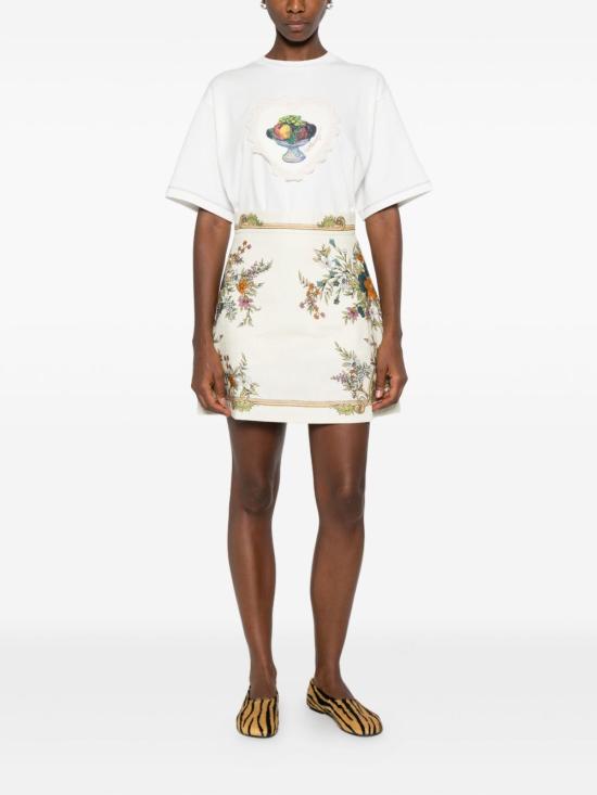 25FW 알레메 숏 스커트 5761SCREAM WHITE - ALEMAIS