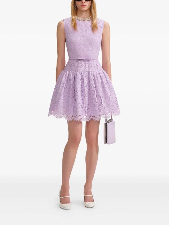 25FW 셀프 포트레이트 미디 원피스 PF25067SLLILAC - SELF PORTRAIT