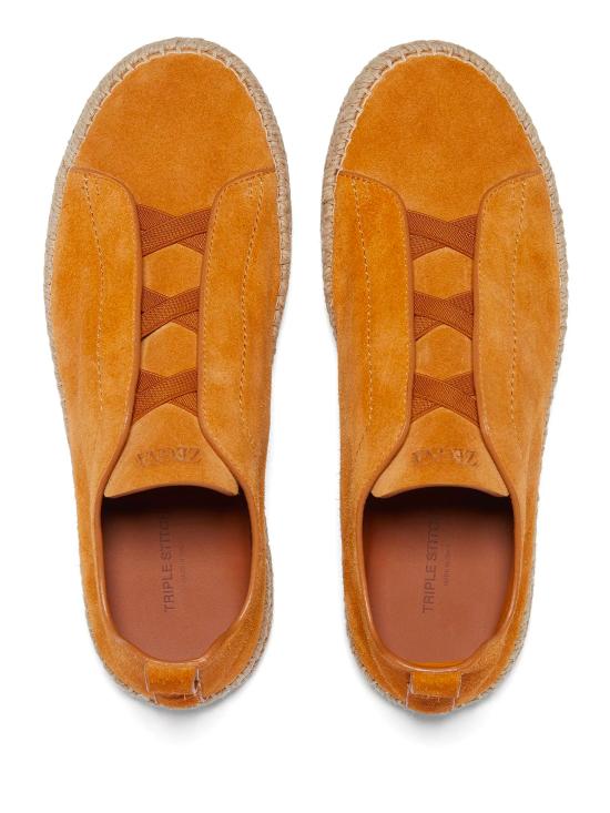 25SS 에르메네질도제냐 스니커즈 LHCSRS5970ZSEE ORANGE - ERMENEGILDO ZEGNA
