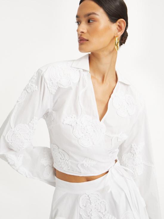 25FW 로테이트 바이 크리스텐슨 셔츠 114546400 WHITE - ROTATE BY BIRGERCHRISTENSEN