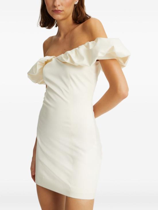 25FW 로테이트 바이 크리스텐슨 미디 원피스 114205857 WHITE - ROTATE BY BIRGERCHRISTENSEN