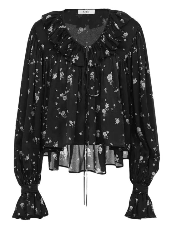 25FW 끌로에 반팔 티셔츠 CH25AHT27481001 BLACK