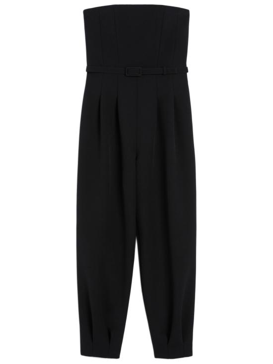 25FW 막스마라 미디 원피스 2521246037600004 BLACK