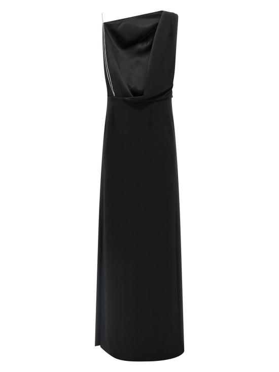 25FW 막스마라 미디 원피스 2521226024600003 BLACK - MAX MARA