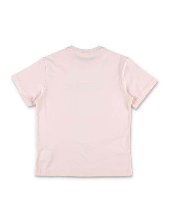 25FW [키즈] 오프화이트 티셔츠 OGAA001F25JER001 3C45 Rosa - OFF WHITE