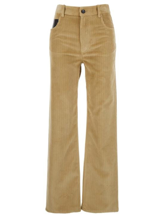 25FW 보테가베네타 스트레이트 팬츠 845554V4CY01434 BEIGE