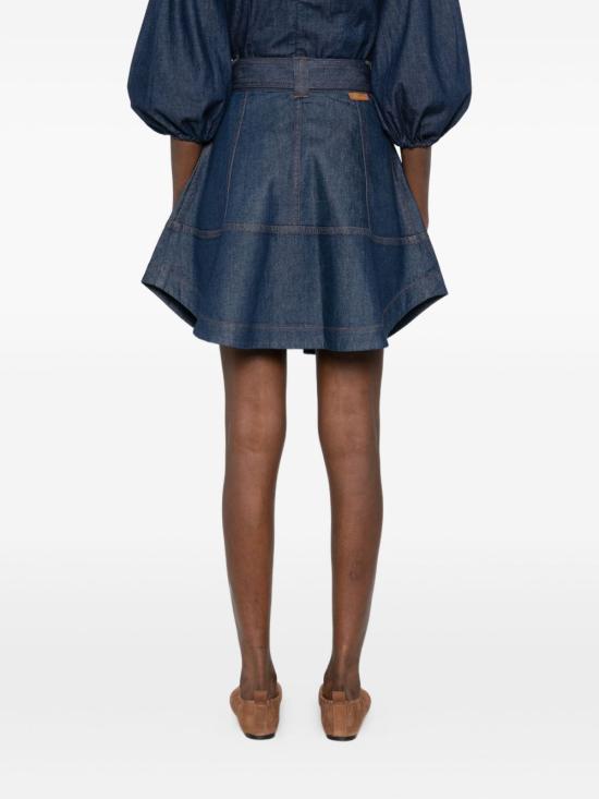 25FW 짐머만 데님 스커트 5289SF25RINK BLUE - ZIMMERMANN