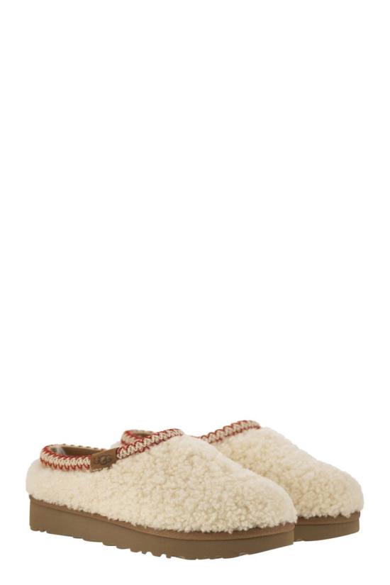 25FW 어그 맥시 컬리 타스만 슬리퍼 1158356NAT WHITE - UGG