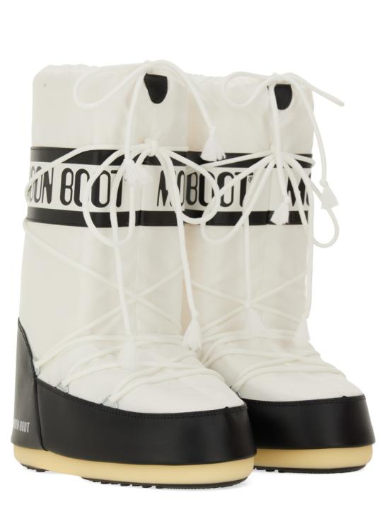 25FW 문부츠 아이콘 나일론 부츠 80D1400440NA02 WHITE - MOON BOOT