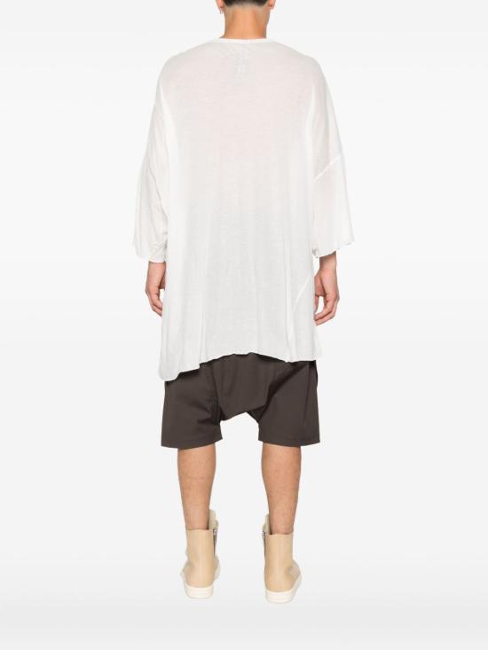 25FW 릭 오웬스 반팔 티셔츠 RU02E1283UC11 WHITE - RICK OWENS