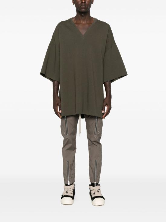 25FW 릭 오웬스 반팔 티셔츠 RU02E1279JTC25 GREEN - RICK OWENS