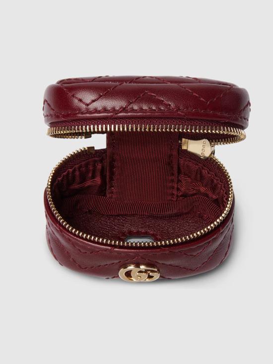25FW 구찌 GG 마몽 에어팟 파우치 837751AAE4S6207 RED - GUCCI