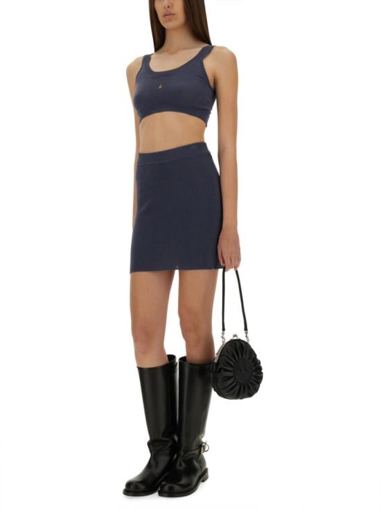 25SS 비비안웨스트우드 베아 니트 브라 1803003Z Y003FK409 Purple - VIVIENNE WESTWOOD