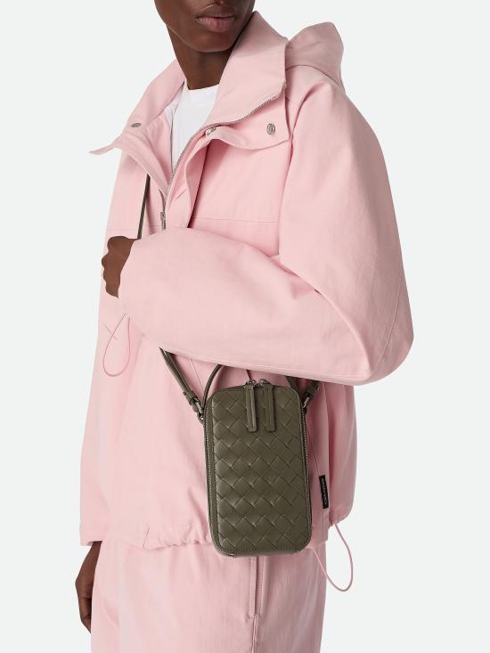 25FW 보테가베네타 클러치/파우치 826829V2HL03227 GREEN - BOTTEGA VENETA